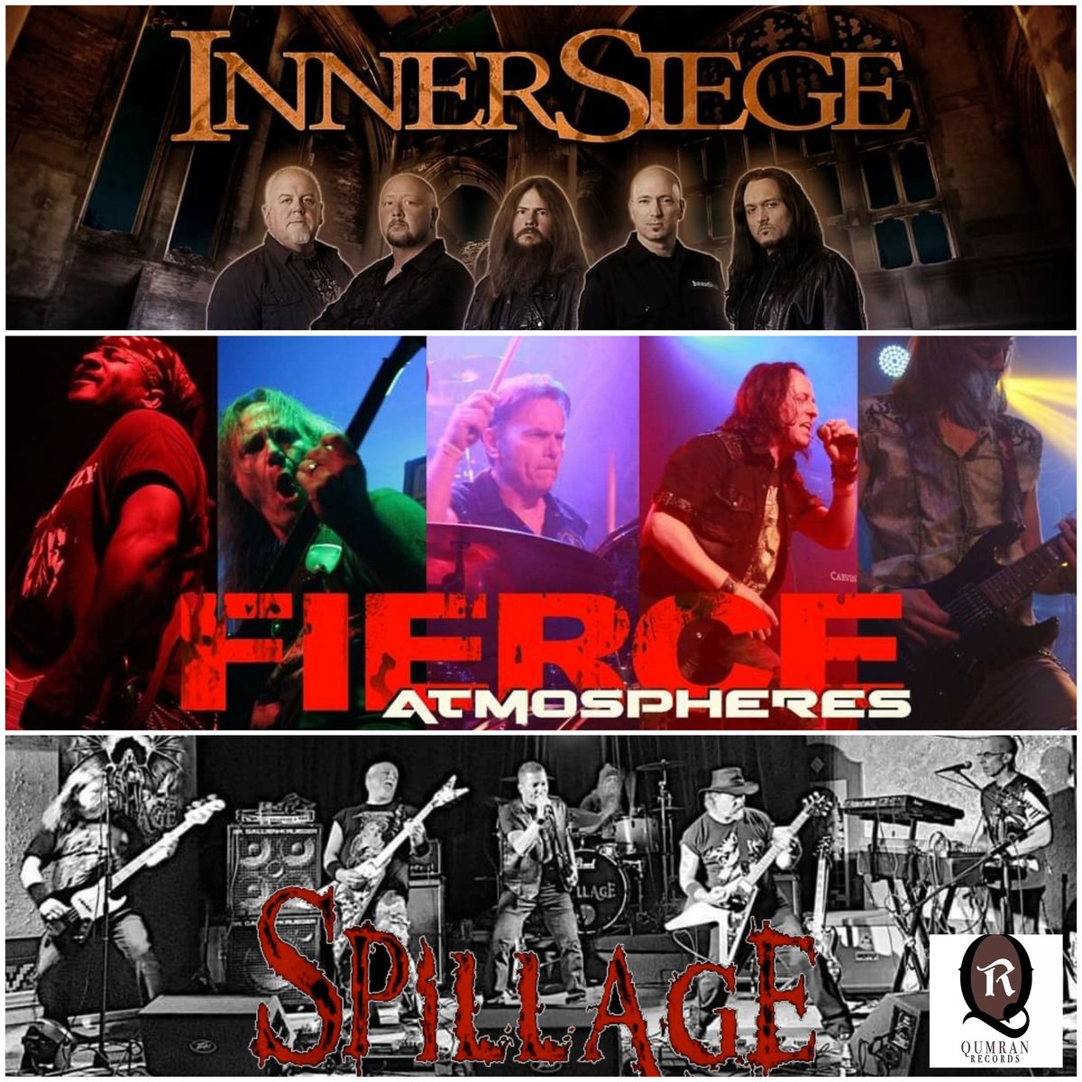 DaysOfTheDoomed's tweet photo. #UpcomingReleases 
#InnerSiege 
#FierceAtmospheres 
#Spillage 
#QumranRecords https://t.co/nMGLuRzaVV