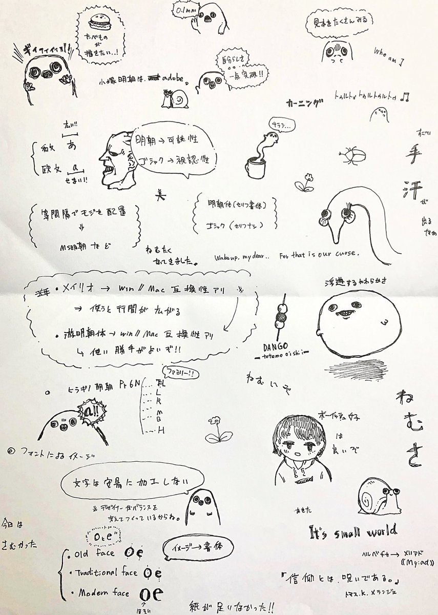 なんかあんま記憶にない落書きシリーズ 