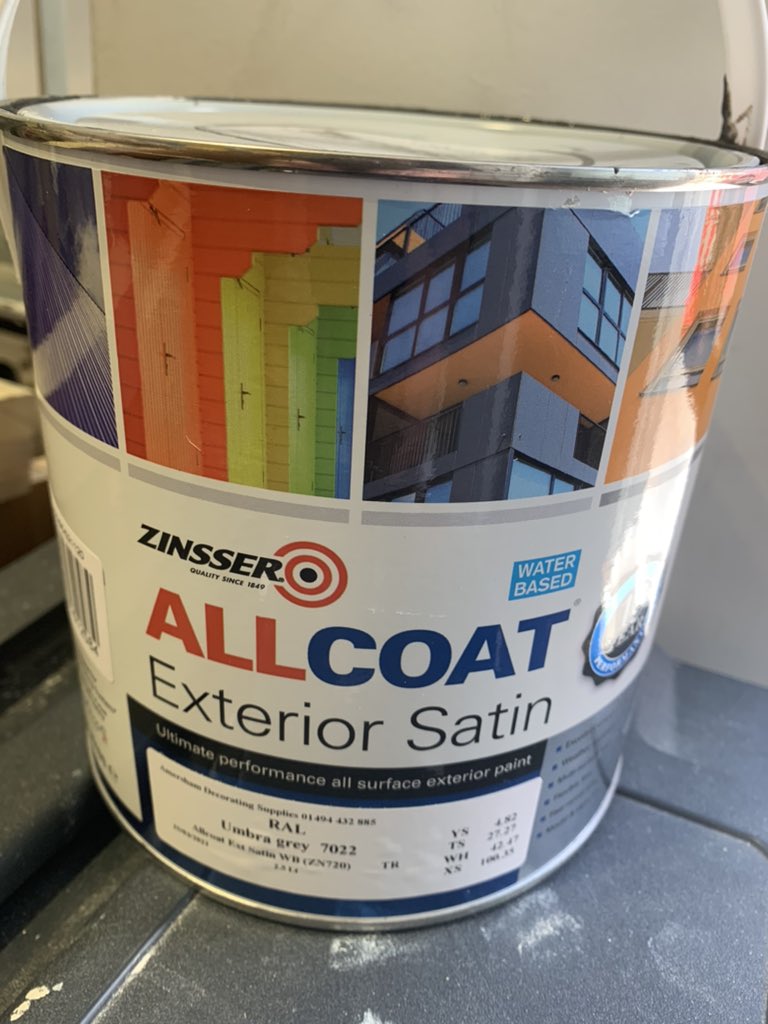 Herts Decorator (@hertsdecorator) on Twitter photo Project in #soho this week. First exterior job of the year and using <a href="/ZinsserUK/">Zinsser UK</a> ALLcoat from <a href="/AmershamDec/">AmershamDec</a> - so far it’s a thumbs up. Project in #soho this week. First exterior job of the year and using <a href="/ZinsserUK/">Zinsser UK</a> ALLcoat from <a href="/AmershamDec/">AmershamDec</a> - so far it’s a thumbs up.