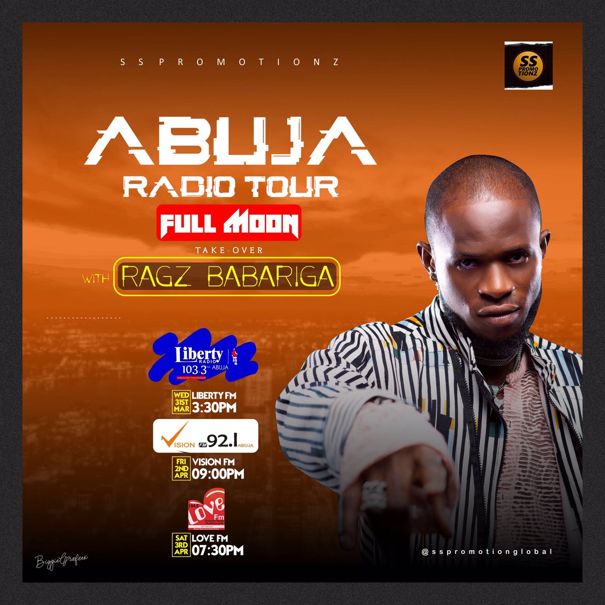 RagzBABARIGA's tweet photo. Abuja get ready 🔥🔥🔥
#Fullmoon #Fullmoonep #Abuja #AbujaTwitterCommunity https://t.co/9uX49H1gSh