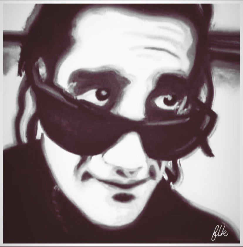 Happy Birthday Perry Farrell Perry Farrell by: FLK
(Acrylic painting on Canvas - circa 2009) 