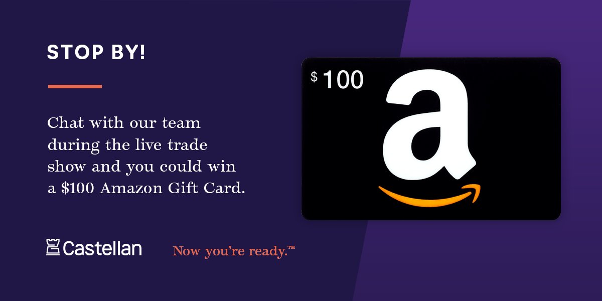 castellan_'s tweet photo. We're giving away a $100 Amazon Gift Card at the end of #DRJSpring2021. Stop by our live booth or leave your card for your chance to win! https://t.co/cjpR6aTkQe