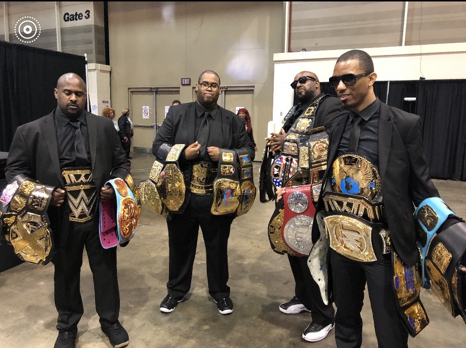 vincentlaspada's tweet photo. Found this picture I took in New Orleans at WWE Axxess 2018 of my co-host Mike Knoxxx ⁦@MikeKnoxxx⁩ ⁦@BeltKings⁩ ⁦@nikoexxtra⁩ https://t.co/Pu3avfYcRG