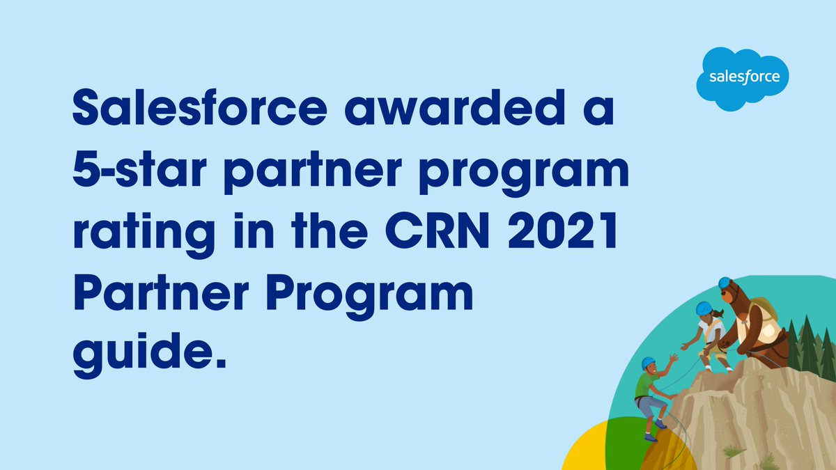 ⭐️We are proud to announce that <a href="/salesforce/">Salesforce</a> has been named a 5-star partner program by <a href="/CRN/">CRN</a>. Thank you to our partners for making this possible! 

crn.com/partner-progra…