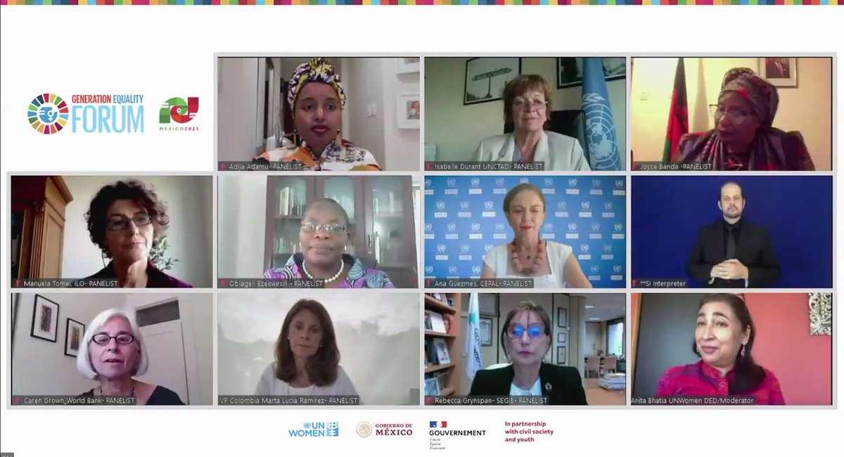 #GenerationEquality forum kicks off in Mexico, and we’re tuning in to hear urgent messages from incredible women leaders. My little one steps away from virtual school to hear the charge for her generation, who will ensure we build forward better. <a href="/UN_Women/">UN Women</a> <a href="/JanneyJaguars/">Janney Elementary School</a> <a href="/pai_org/">PAI</a>