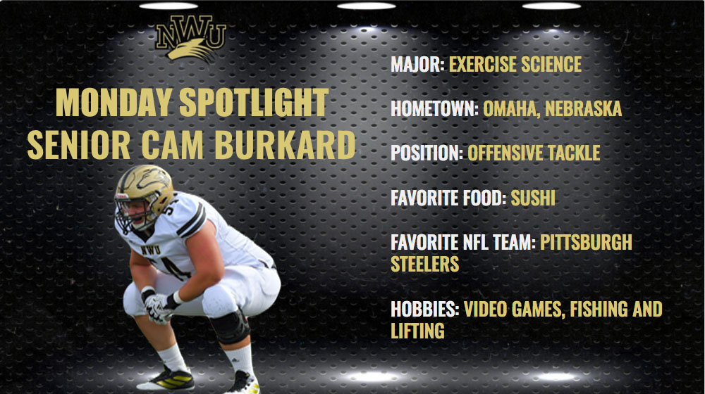 🚨🚨 It's Senior Spotlight Monday!!! Today we spotlight Senior Offensive Lineman Cam Burkard.