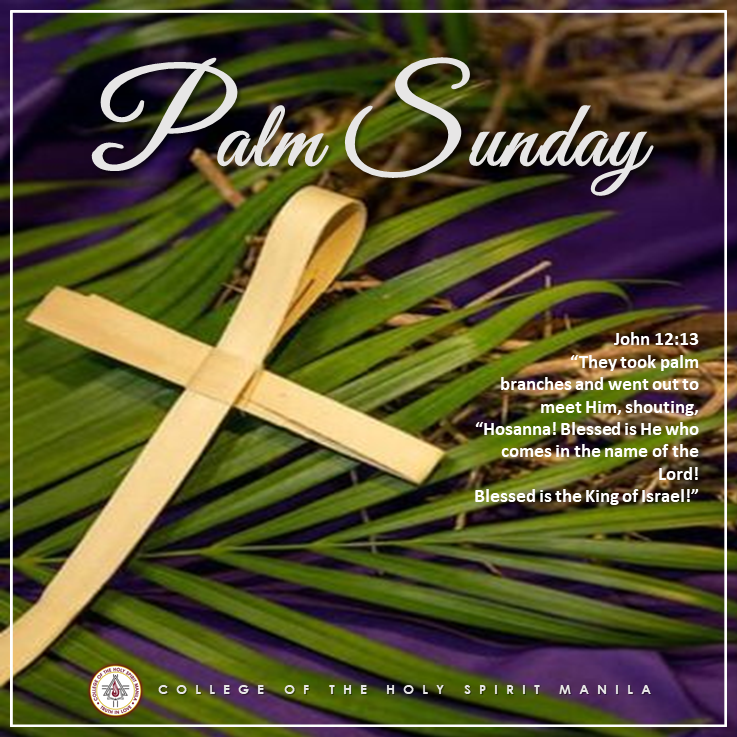HolySpiritMnl's tweet photo. March 28, 2021
PALM SUNDAY

https://t.co/TAIi7LI7Qx https://t.co/g80AGSrh9B