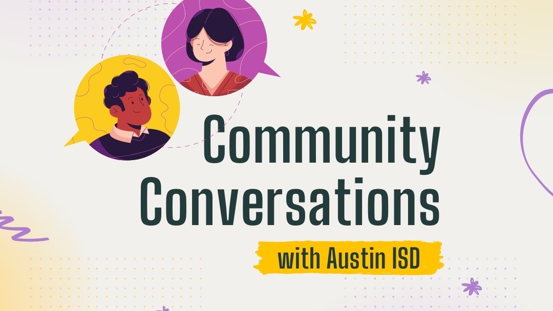 Austin ISD staff, families and community are invited to join Superintendent Stephanie Elizalde, Ed.D. for a series of virtual Conversations with the District. Learn more about the AISD 2020-25 Strategic Plan and 2021-22 budget process. #WeAreAISD bit.ly/31kFWi7