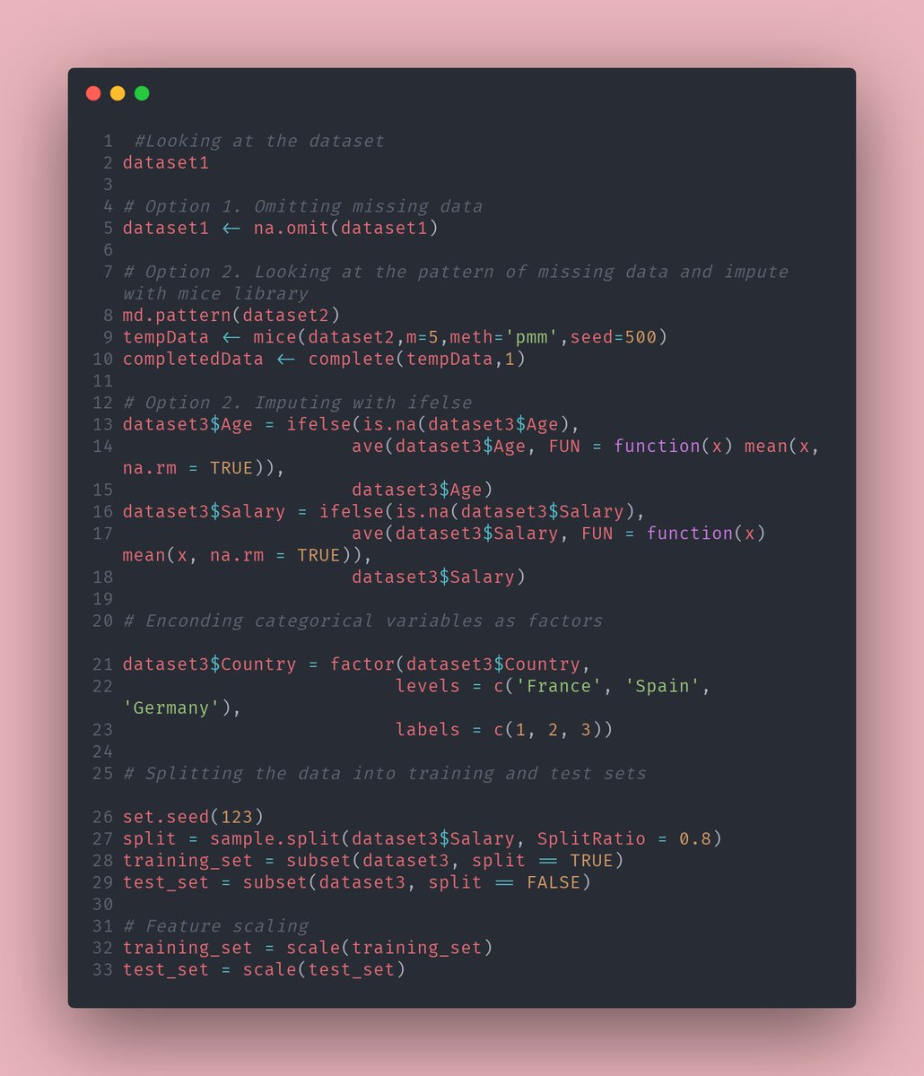 Andrea1Mariani's tweet image. New post on #DataPreprocessing for #MachineLearning 
#r #rstats #blog

genstud.netlify.app/p/data-preproc…