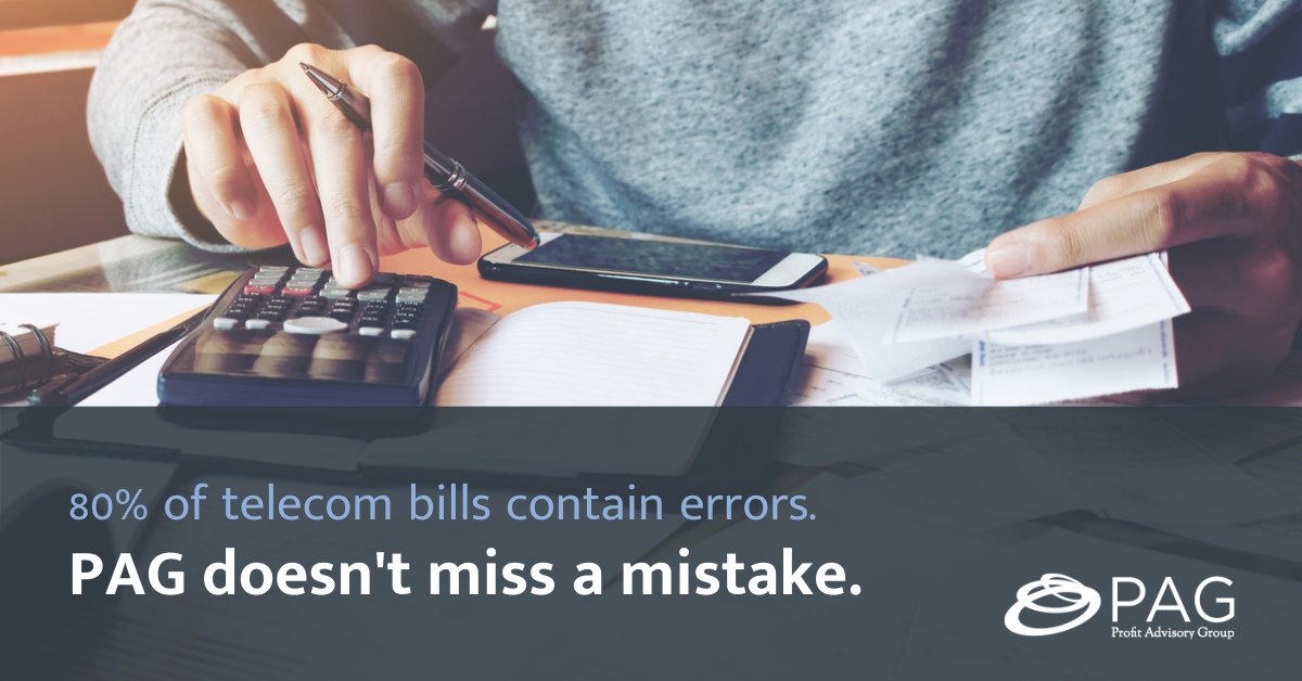 TeamPAG's tweet photo. During our #audit process, we take a detailed review of your #telecombills – so no mistake goes uncovered.
https://t.co/doZYofyA6s https://t.co/RdxxRFIyeV