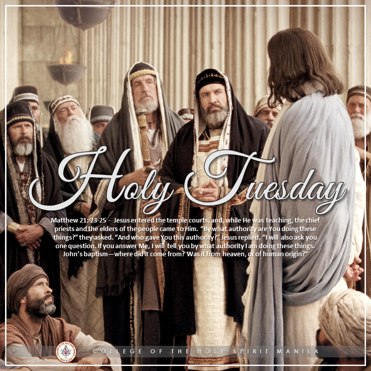 HolySpiritMnl's tweet photo. March 30, 2021
HOLY TUESDAY

https://t.co/TAIi7LI7Qx https://t.co/G5oHgBxaer