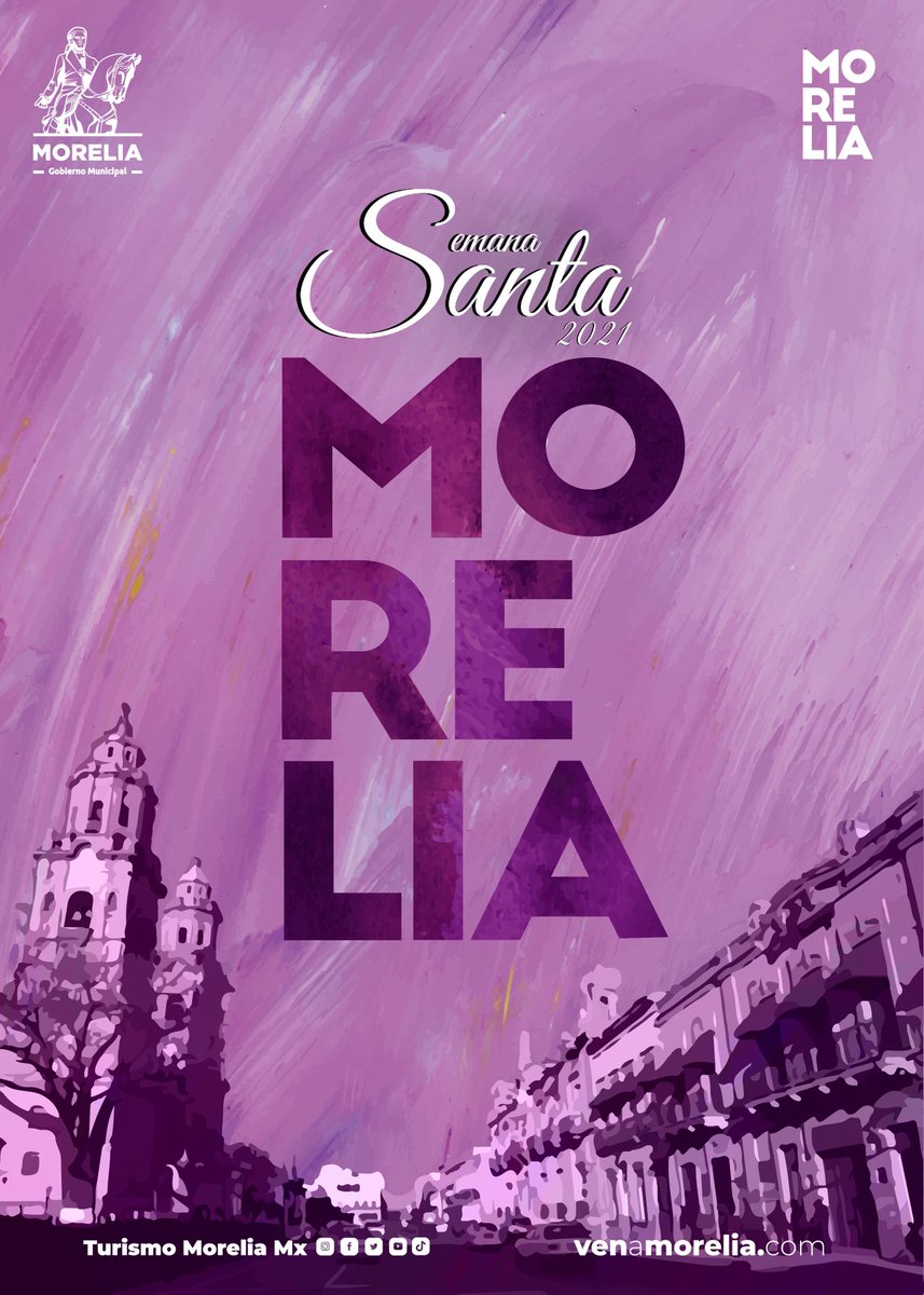 Turismomorelia's tweet photo. Vive la tradicional celebración de  #SemanaSantaEnMorelia #DesdeCasa. 

#MoreliaDeTradiciones #MoreliaDeFe #QuédateEnMéxico
#QuédateConMorelia

@wtandtc @sectur_mx  #SafeTravels #GobiernoDeMorelia  #BuenasDía #Lunes #Michoacán #MéxicoMaravilloso #Turismo #Travel #Marzo2021 https://t.co/r950hcUNXW