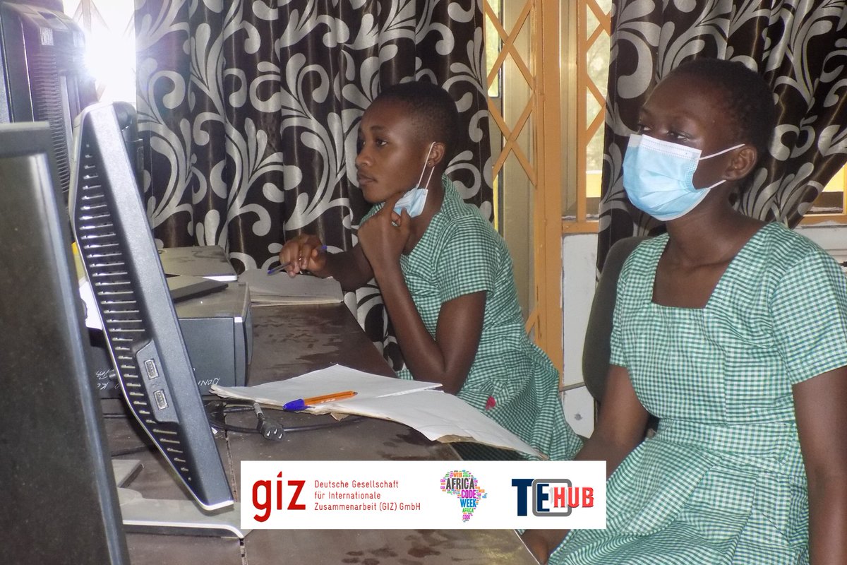 TarkwaHub's tweet photo. Inspiring the next generation of #WomeninTech. Earlier today with girls at Tarkwa Senior High School (Tarsco) as part of the #eSkills4Girls workshop with @AfricaCodeWeek and @giz_gmbh
#TechNeedGirls #GirlsinIT #digital #eSkills4Girls #GIZ #bridgethegap https://t.co/zv0m8yEGyc