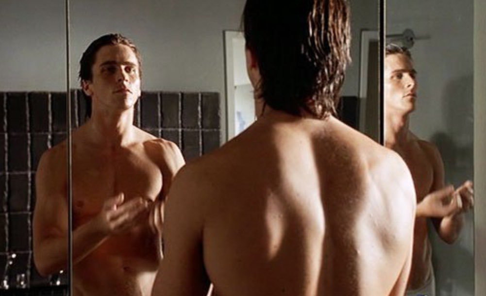 ddoniolvalcroze's tweet photo. "There is no real me. Only an entity, something illusory. And though I can hide my cold gaze, and you can shake my hand and feel flesh gripping yours, and maybe you can even sense our lifestyles are probably comparable, I simply am not there."
American Psycho (2000) Mary Harron https://t.co/gNZoNxJCEg