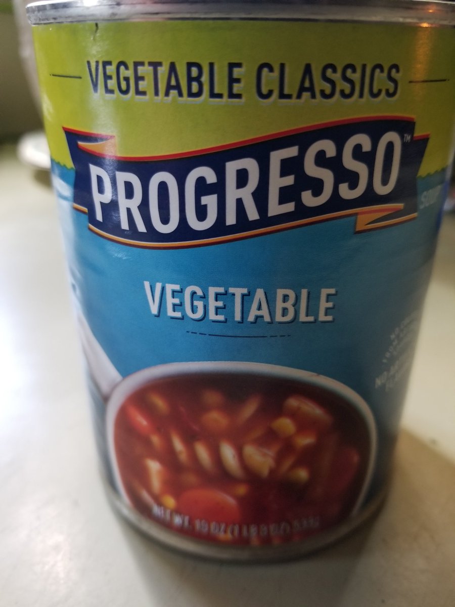 #LunchTime #Progresso #VegetableSoup #Yummy