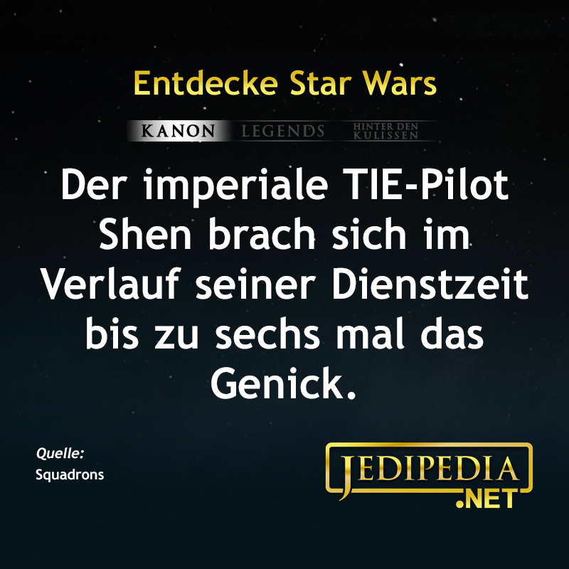 jedipedia's tweet photo. Wie kopflos von ihm!
https://t.co/1z2hKITBKv
#Jedipedia #EntdeckeStarWars #StarWars #Shen #Pilot #TIEFighter #TIEJäger #TitanSquadron #TitanStaffel #Genickbruch #SnappedNeck #StarWarsSquadrons https://t.co/dFgcyU2iXF