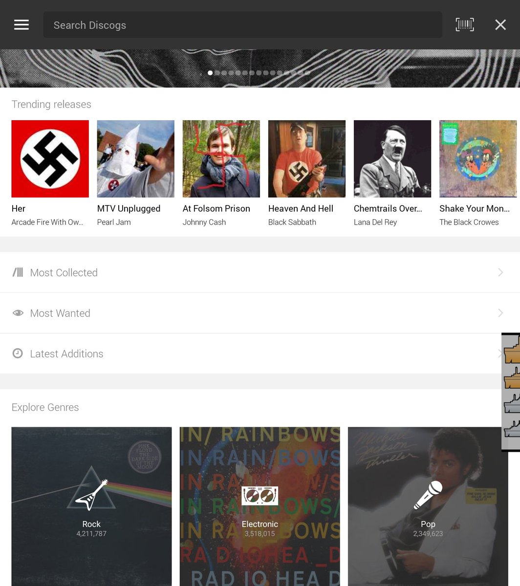 dobk555's tweet photo. @discogs seems like your site is hacked?? https://t.co/YDVjUO1KKK