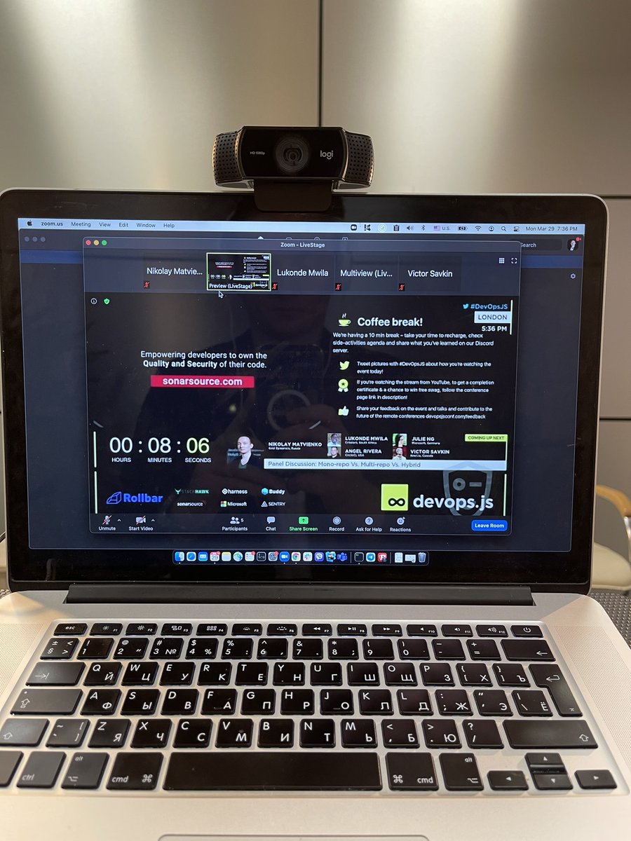 We are about to start panel discussion on “Mono-repo vs multi-repo vs hybrid” at devopsjsconf.com it’s a public steam. #devopsjs #devopsjsconf