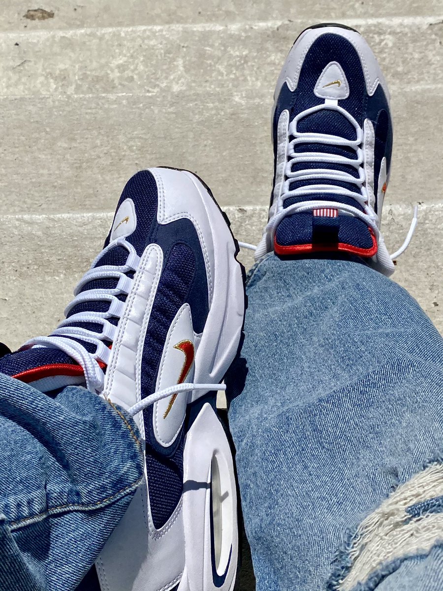 BySeanMalcolm's tweet photo. ‘Murica.

Day 29 - Air Max Triax 96 “USA Olympic”

#MalcolmAirMaxMarch

#AirMaxMonth #AirMaxMarch

#StoopSeason #StoopLife https://t.co/5uHDvfEytv