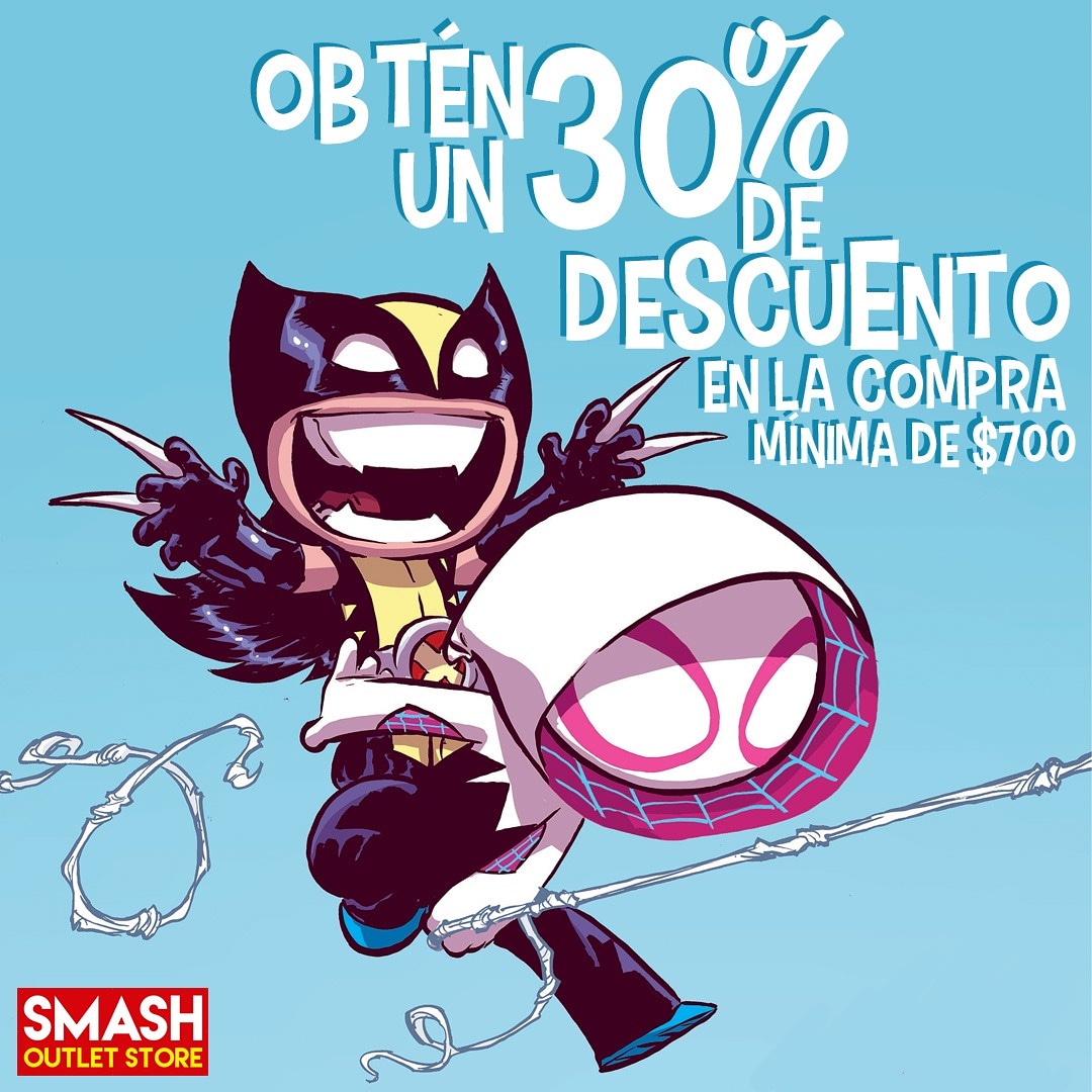 SmashOutlet's tweet photo. Feliz Inicio de Semana. 🚨📣 Tenemos para ti, un 30% de descuento en la compra mínima de $700. 🕷️🕸️🚨Te esperamos en Frikiplaza, Eje Central, Lázaro Cárdenas No. 9, Local 374, 3er. Piso.

#SmashOutletStore #Marvel #DCCómics #Cómics #FelizLunes #MundoFriki #FrikiPlaza https://t.co/edaqdKu6gs