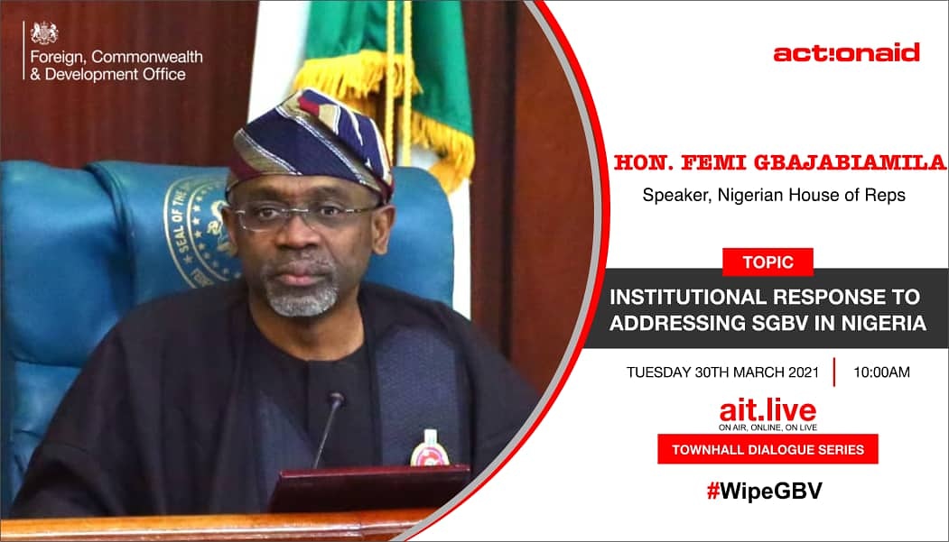 ActionAidNG's tweet photo. Women and girls are most affected by the menace of sexual and gender-based violence. Join @ActionAidNg tomorrow live on @Ait_oline as we have an undiluted conversation on ending this silent pandemic  in a two-part live townhall series.
Join the conversation #WipeGBV. https://t.co/cabY6wRykL