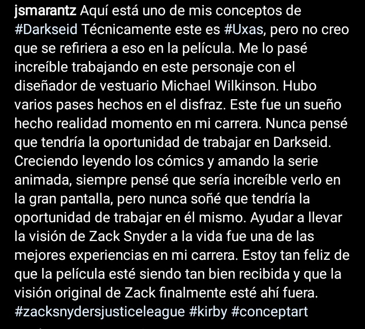 CinemaSnyder's tweet photo. ESPECTACULAR ♎

@jsmarantz comparte vía Instagram los artes conceptuales de #Darkseid con el siguiente texto donde comenta como fue el proceso creativo y lo que significó para él dibujar el personaje.
#RestoreTheSnyderVerse https://t.co/YKUpK0HVfz