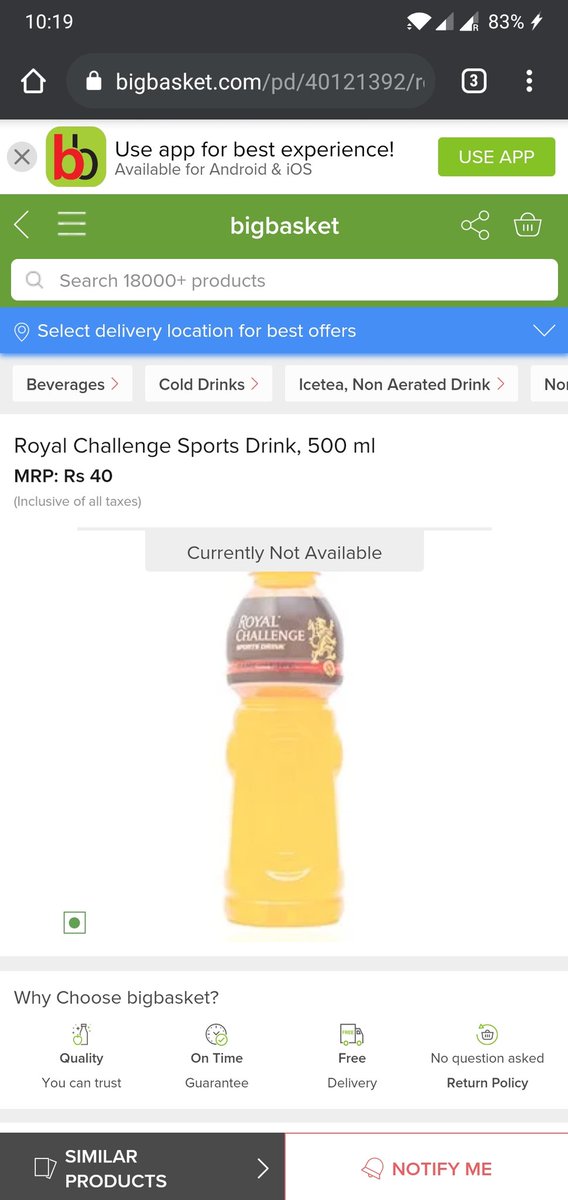 bishnupratapsin's tweet photo. @imVkohli I want to buy this sport drink. You have been advertising this sports drink for a long time, but where can I get this sports drink? #adscam #StopSurrogateAds #BeTheRealStar https://t.co/11tiEhwn5a