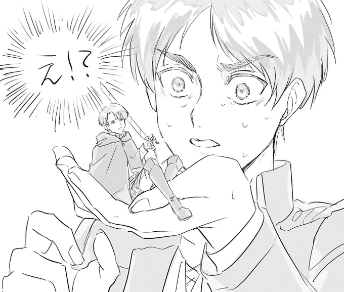 ココ最近に描いたエレンさんの再放送…… 