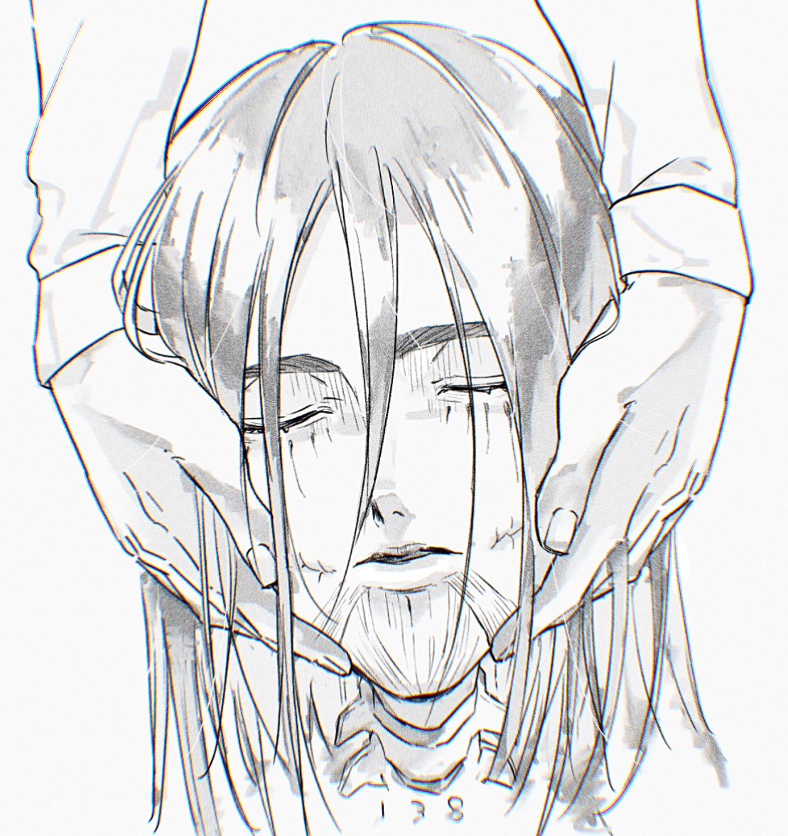 ココ最近に描いたエレンさんの再放送…… 