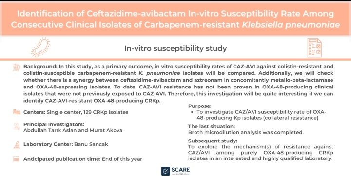 scare_global's tweet photo. As a study group for #carbapenem #resistance, we would like to share our study projects with u every Monday!
For more detailed information and projects, please visit our web site 👇:
https://t.co/C0ZJOmcEWN

#AntibioticResistance #antimicrobialstewardship #antibiotic https://t.co/UenZujgH3V