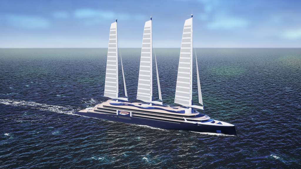 AilunaCommunity's tweet photo. Eco-Friendly Cruise Ships To Be Powered By Sails. The Solid Sail concept would reduce cruise emissions by up to 50%, according to the shipyard. Image: Chantiers de l’Atlantique @cnntravel #Silenseas #ChantiersdelAtlantique #AeolDrive #cruise #windship #innovation #sailing https://t.co/z95tQntppK