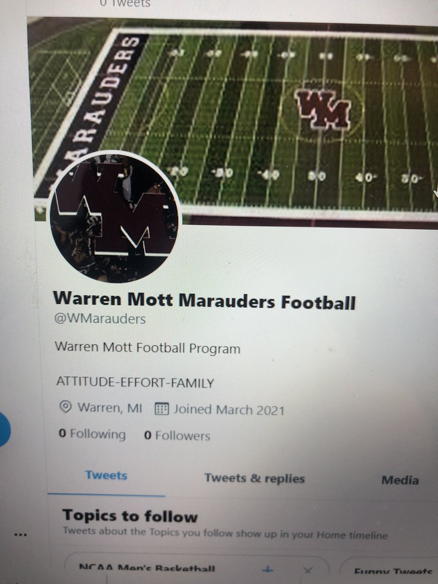 Warren Mott Football tweet media