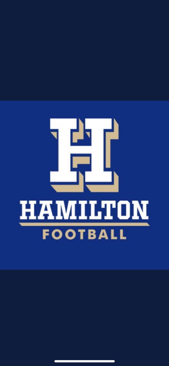 cartergov's tweet image. Thank you @HamCollFootball for a great virtual junior day, and thank you @CoachMattWright for the invite!