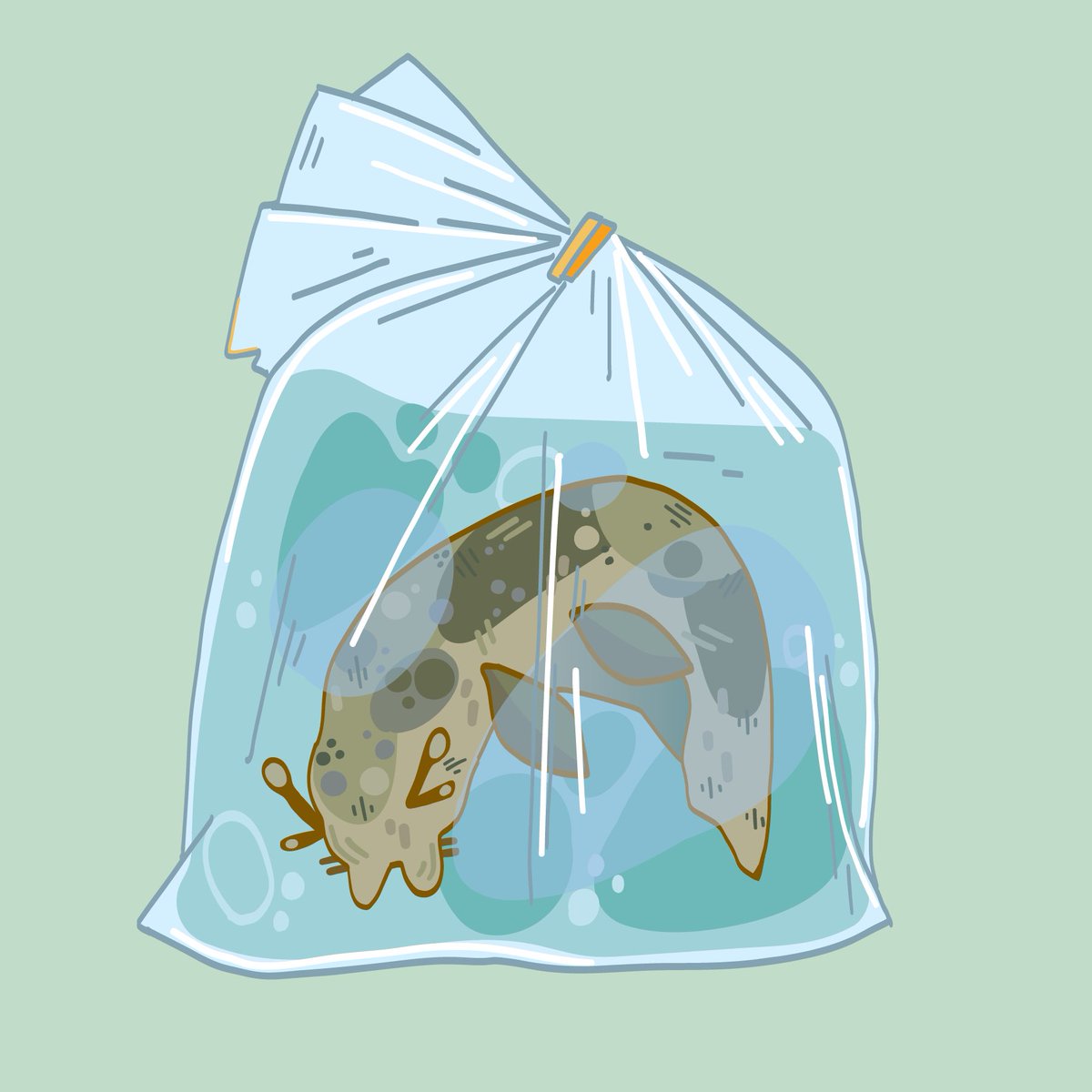 disgaydesigns's tweet image. continuing my love affair with @stones_standing’s @dkphpod. here is a #yeerk in a shakey bag, because reasons. #dkphpod #animorphs #adobeillustrator
