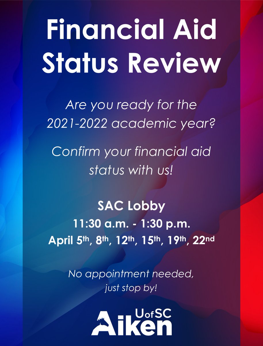 USC Aiken Financial Aid (@usca_finaid) on Twitter photo 
