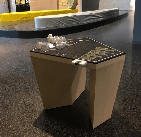 Dropmenot1's tweet photo. @TactileStudioDe Our Dropmenot hygienic #walkingcane holders now being used alongside tactile displays in top #European #museums.  This one #futurium in Berlin. https://t.co/LQXP71Vueh https://t.co/DJMHBejdEv