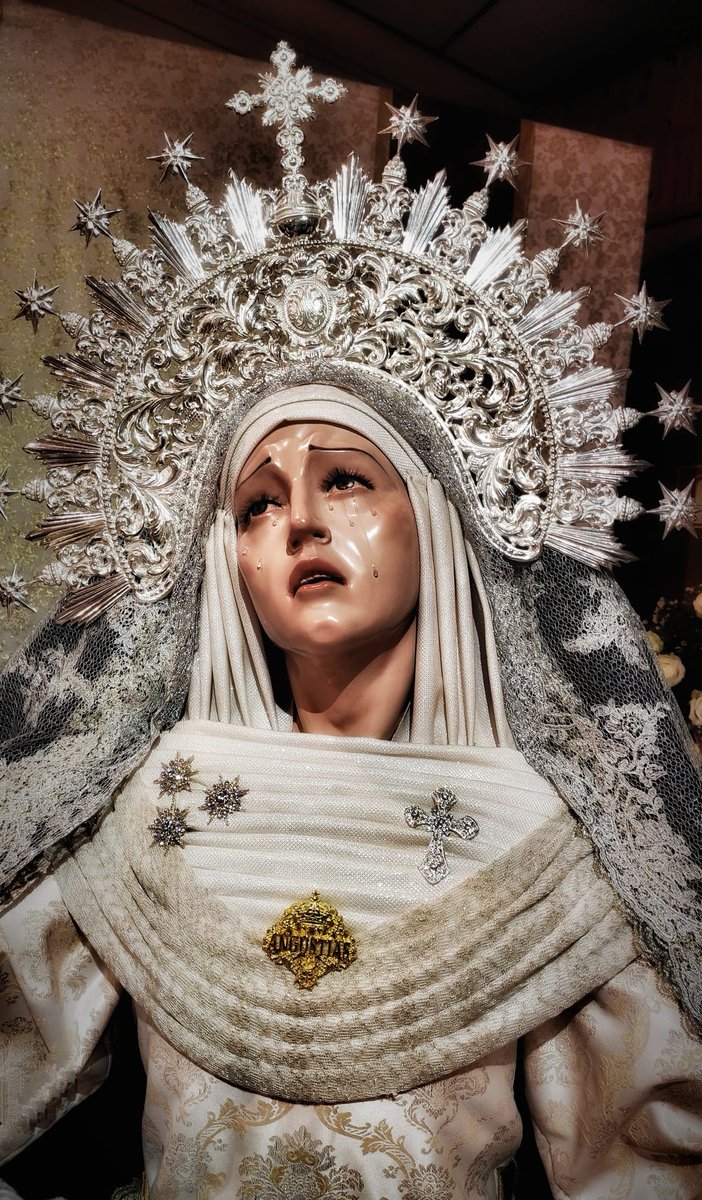 Diadema realizada para Maria Santísima de las Angustias de Mataró ( Barcelona ) 2021