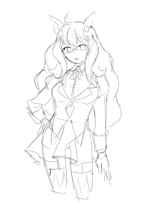 Sorry I can't come to the phone I'm busy going through my horse girl phase #ウマ娘 
