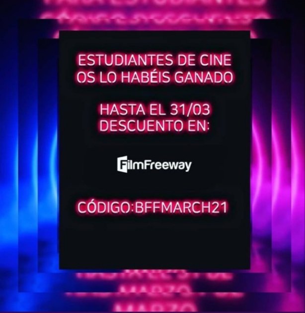 ButoniFilms's tweet photo. Last day to use this special discount for film students at @FilmFreeway ! 

Have you submitted your shortfilms? 🎞️🎬

#ButoniFest #FilmFreeway #discount #students #film #festival #filmfestival #submissions #filmstudents #movies #Filmmaking #filmmakers #special #shortfilms #cine https://t.co/ABuKwqWIUQ
