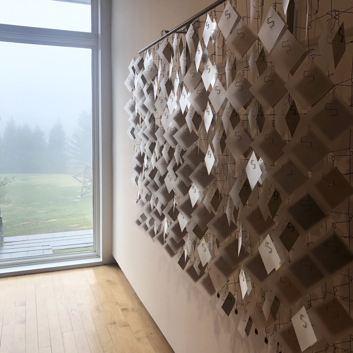 CulturalPursuit's tweet photo. Now open at The Aldrich Contemporary Art Museum, the indoor portion of “After the Mobile” - a two-part solo exhibition by artist Tim Prentice, known for his innovative work in the field of motion in sculpture. On view through October 4, 2021 #timprentice #kinetic #sculpture https://t.co/0uFiTvhN2m