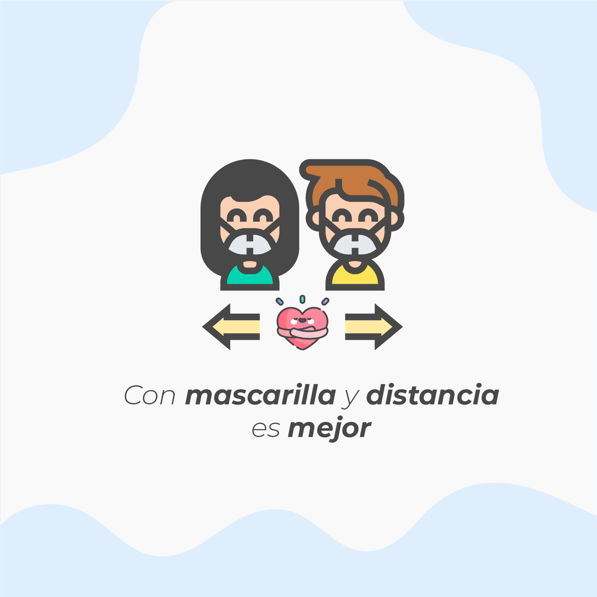 pasatiempope's tweet photo. 😷↔ Usar mascarilla y mantener la distancia pueden salvar tu vida. Aplica con amor estos consejos, y no te conviertas en parte de las estadísticas. 

💟 Cuidémonos entre todos de la #Covid19.

#mascarilla #distanciasocial #facemask #socialdistance #SemanaSanta #covid #pandemia https://t.co/pnQXGLMsHm