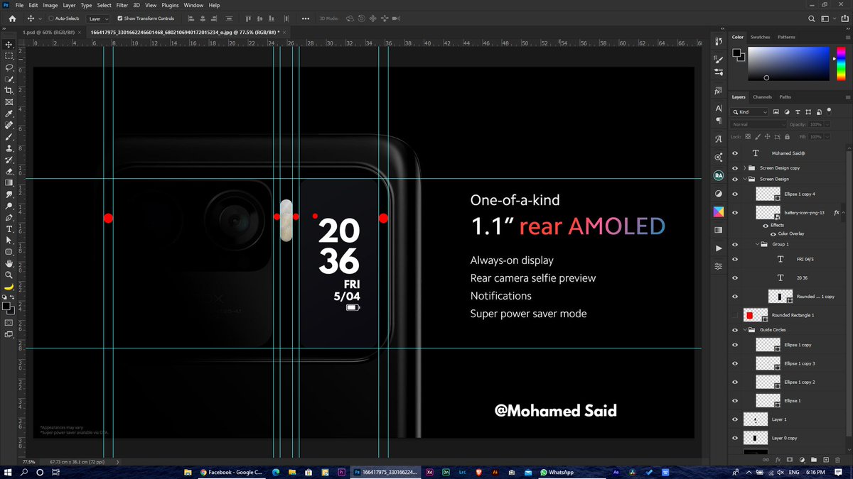 MMohamedSaeid's tweet photo. @Xiaomi
My personal take on the rear screen 😂😂 https://t.co/ey8c1SnVSl