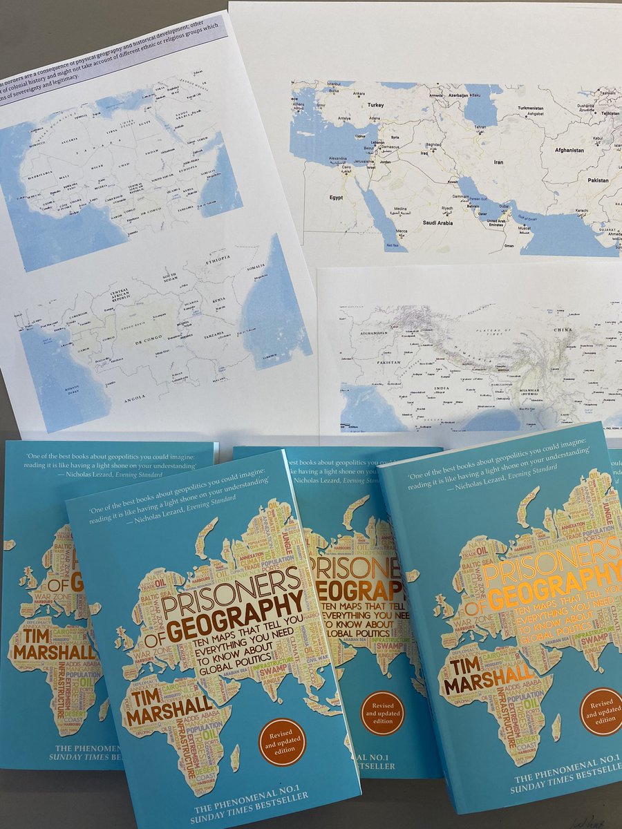 kate_stockings's tweet photo. Colour printing & @Itwitius? The #geographyteacher dream ๐๐ No better way to teach #edexcelgeog contested borders now that we have a class set! https://t.co/rycT5gDmYD