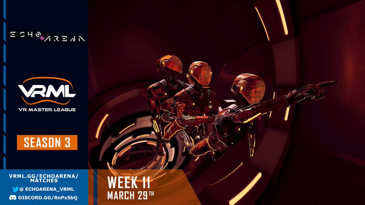 EchoArena_VRML's tweet image. 🔥Cycle 3 is open!

Congrats to Everest, Clockwork, Illumidooty and 7 for making it to Master tier🎉
Also, welcome to new mods Alduin, V00D0025, @ImNotZeusVR, @TheRealZeroz and Watchdog!👋

🗣️discord.gg/SBb628eJuQ
🌐vrml.gg/echoarena