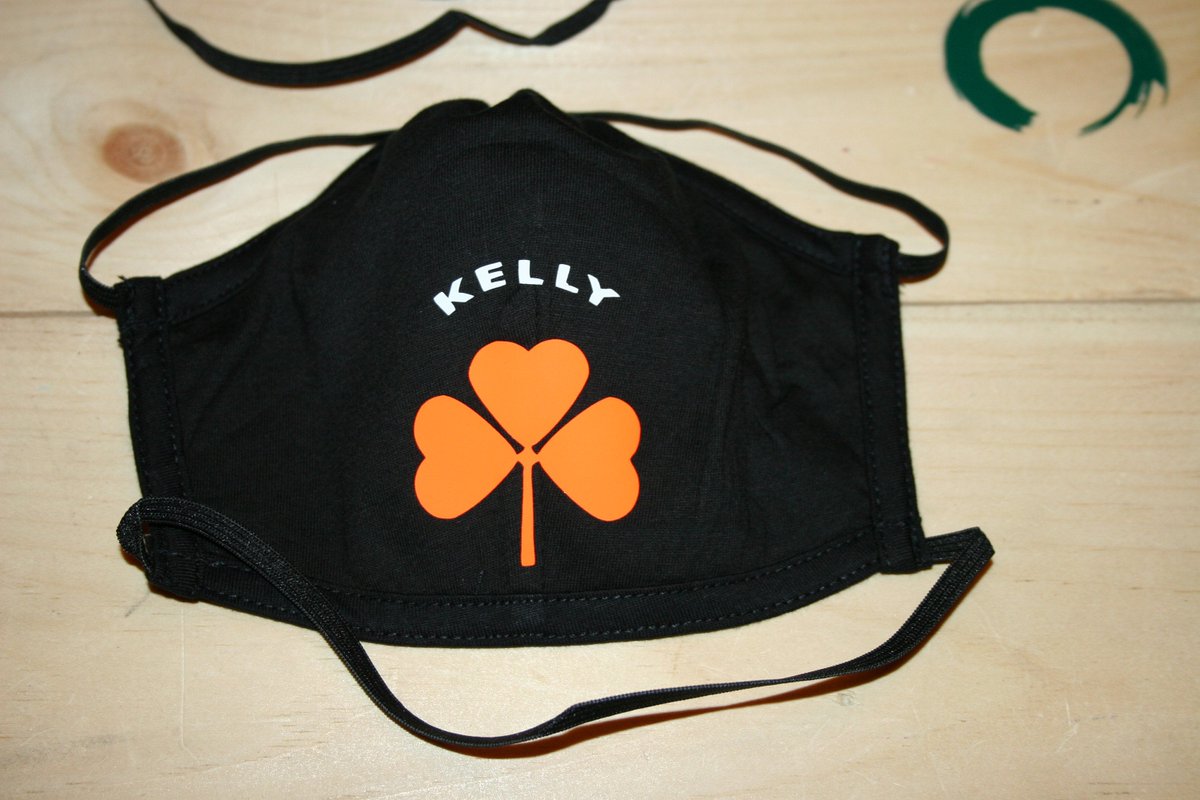 Zenhaling's tweet photo. Custom Masks with Your Design - Excited to share the latest addition to my #etsy shop: Irish Shamrock with Your Name Face Mask (reusable/Organic) https://t.co/lfUP2dpbyx #black #white #elastic #yes #adult #facemask #aum #om #yoga https://t.co/PNQTXx0Qdf