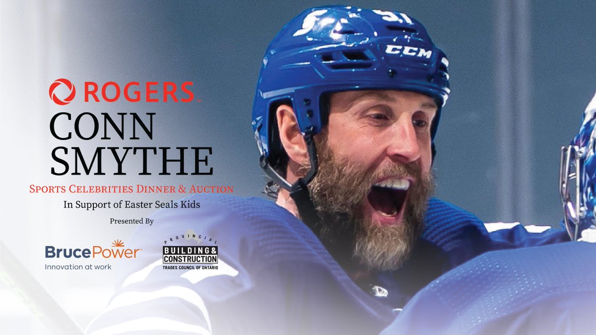 Please join us in welcoming #JoeThornton, a.k.a #JumboJoe, from your <a href="/MapleLeafs/">Toronto Maple Leafs</a> to the <a href="/Rogers/">Rogers</a>  Conn Smythe Sports Celebrities Dinner &amp; Auction virtual head table! More information &amp; tickets available here: connsmythedinner.com #ConnSmythe #ConnSmytheDinner #EasterSeals