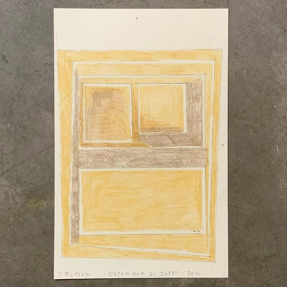 seasoncz's tweet photo. Sharon Butler, December 21, 2019, 2020, colored pencil on paper, 8 x 5.5 inches, $350. @sharon_butler #sharonbutler #season #seattle #graphite #coloredpencil #drawing #sbgoodmorningdrawings #borntobealive https://t.co/PQzn0f64io https://t.co/DwXwDQX0wf