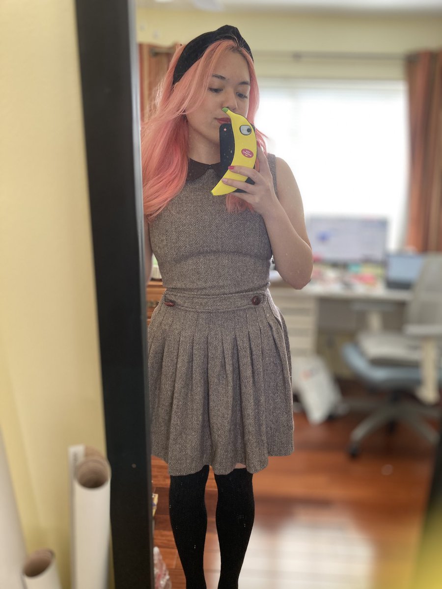 heyericaleigh's tweet photo. This #lecoledesfemmes dress !! 😍 So glad I found it on poshmark 🎀 https://t.co/MByBH999T0
