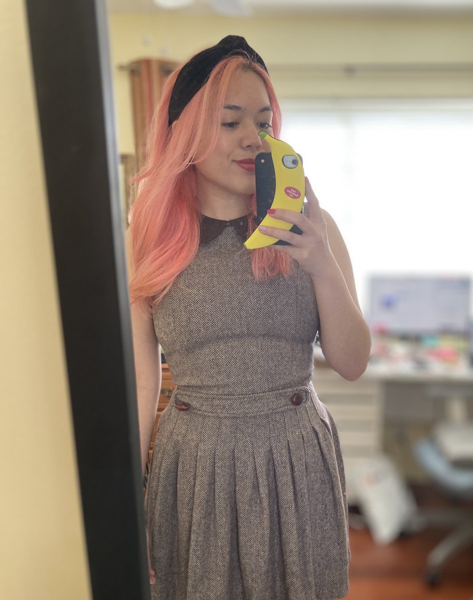 heyericaleigh's tweet photo. This #lecoledesfemmes dress !! 😍 So glad I found it on poshmark 🎀 https://t.co/MByBH999T0