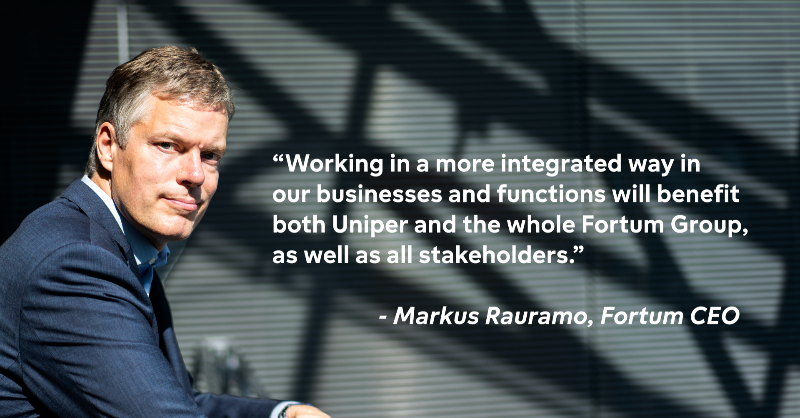 Fortum's tweet photo. FortumâŻGroup to accelerate strategy execution â changes in senior management atâŻ@Uniper_energy: Klaus-Dieter Maubach to take over as Uniper CEO and Tiina Tuomela to become Uniper CFO.
